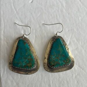 Silver and Turquoise Earrings